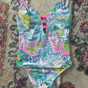 Lilly women’s size 4 bathing suit. Never worn